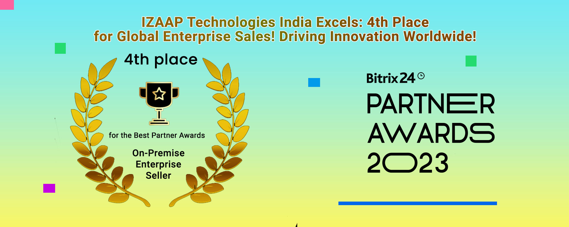 IZAAP Technologies India Excels: 4th Place for Global Enterprise Sales! Driving Innovation Worldwide! 
